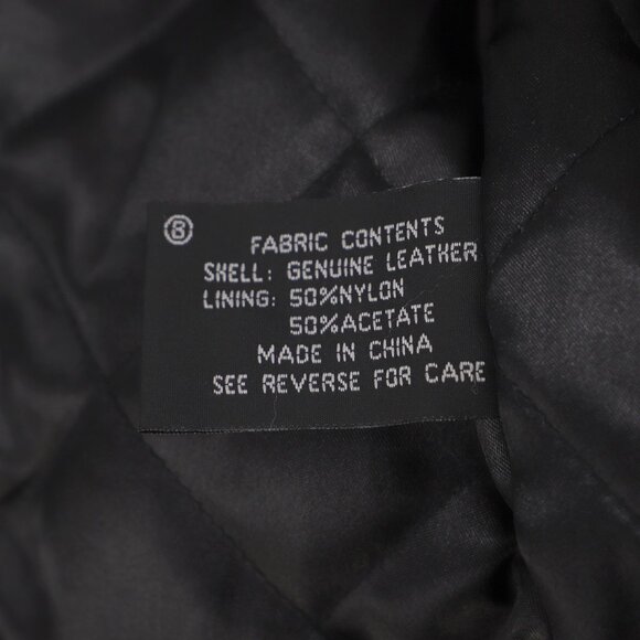 VINTAGE JEFF HAMILTON St. Louis Rams NFL Leather Jacket Size XL - Picture 12 of 13